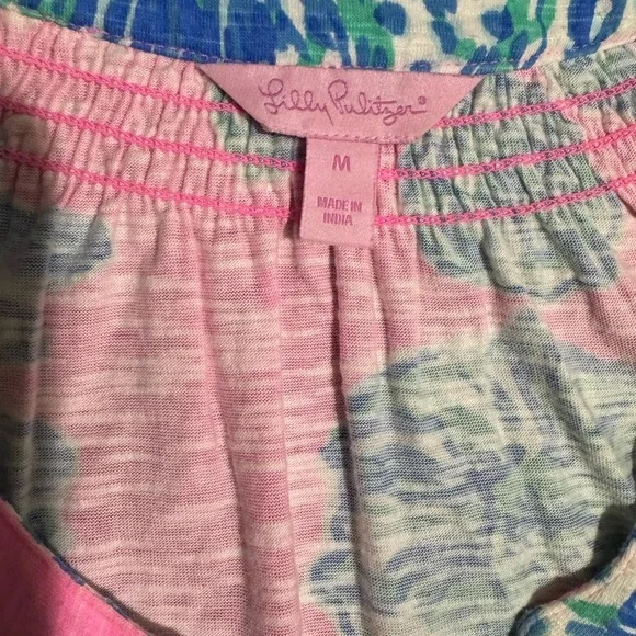 Lilly Pulitzer Pink and Blue Patterned Dress - Picture 5 of 7